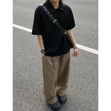 主推2025重磅夏季简约新款百搭翻领POLO衫短袖T恤男S417-特28，男装Polo衫，电商A233-1