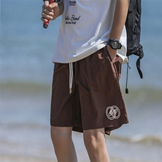 休闲短裤男士韩版潮流印花帅宽松2024夏季新款ins五分裤K5426-P29，男装牛仔裤，星座412-2