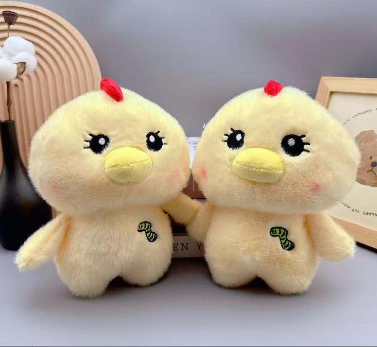 小八寸虫子鸡萌萌的虫子鸡，侠姐毛绒玩具厂