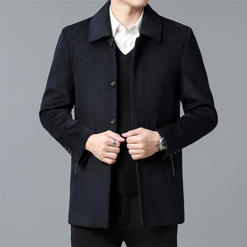 BH2111钱塘2020-2秋冬季新款时尚休闲简约中年男士毛呢外套P170,男装夹克,钱塘207-2