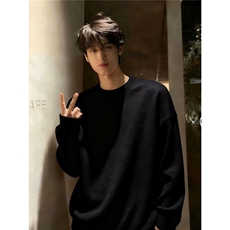 【005】圆领毛衣男款加绒厚打底针织衫重磅毛线衣A079-MY525-P49，男装T恤，电商A079