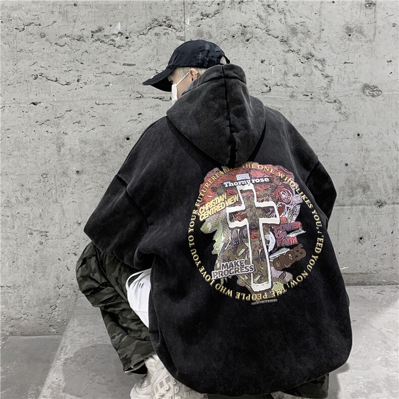 W16XZ517A-6P68秋冬新款礼貌水洗卫衣,男装卫衣,星座517A-6