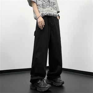 2024夏季新款日系复古宽松长裤男潮牌直筒休闲裤 现货 K7944-P38图片