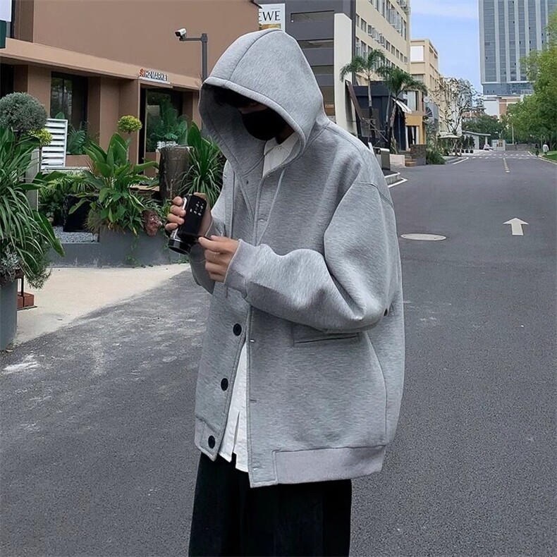 W9353-P60网图现货新款美式复古重磅开衫连帽卫衣宽松休闲外套,男装卫衣,星座1608-2