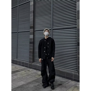 冷淡系小众设计感艺术生外套男高级感穿搭针织毛衣潮MZ437-P52图片