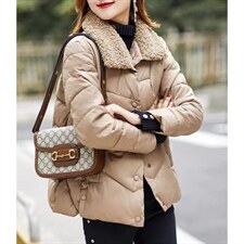 2021新款羽绒服修身加厚，女装棉衣/棉服，紫湘阁