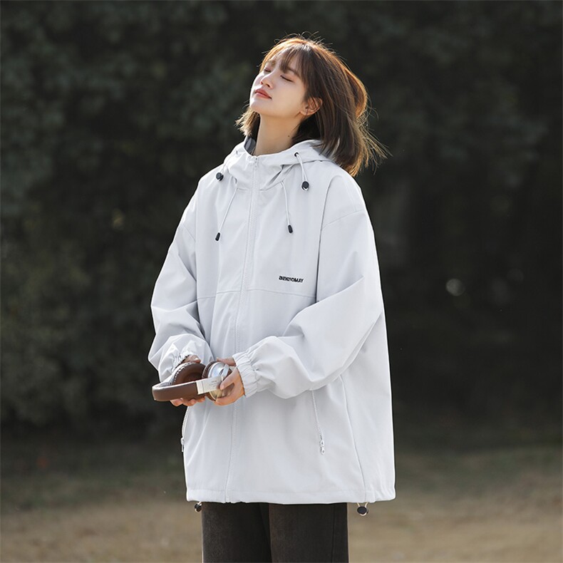 主推户外中性2026春季新款连帽夹克外套休闲冲锋衣A436-727-P60，男装夹克，电商A436