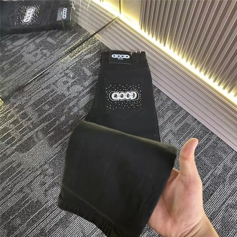 1506A/GH558-10/P54秋冬款加绒加厚牛仔裤弹力修身直筒休闲裤,男装牛仔裤,星座1506A