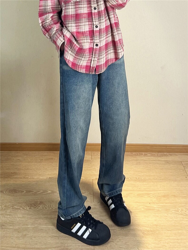 A178秋冬季新款美式休闲牛仔裤男直筒宽松C68P48限价68,男装牛仔裤,电商A178