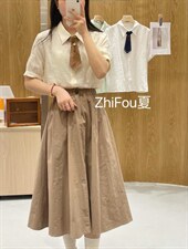 夏季新款学院风可拆卸领结上衣，其它，知否