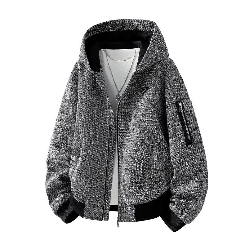 秋冬夹克男士连帽工装外套青少年学生上衣GS6912,男装夹克,星座1206（原A206）