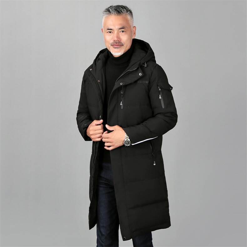 22冬季新款中老年冬外套男加厚白鸭绒男羽绒服爸爸装YR9804-P120,男装羽绒服,星座1602B（原101B-1）