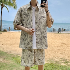 喇叭花套装TZ77811特P45衬衫DCS77812特P27DK77813特P18套装控88，男装休闲套装，星座227-7