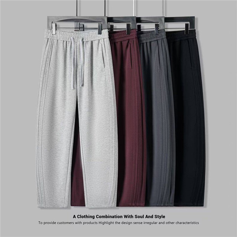 松紧抽绳男宽松休闲裤百搭运动裤卫裤A329-K802-P65，男装休闲裤，电商A329