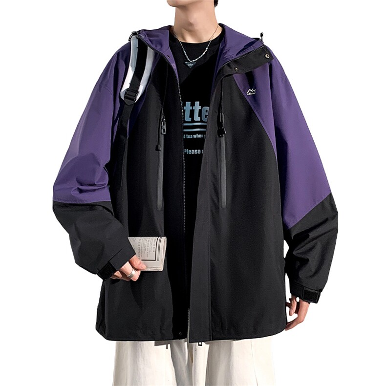 2024春季新款现货拼接冲锋衣夹克男外套JK7714-P75,男装夹克,星座1204-3