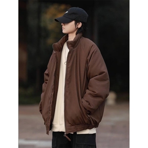 加绒加厚冬男立领棉衣灯芯绒保暖棉袄面包服外套MY9050 P75图片