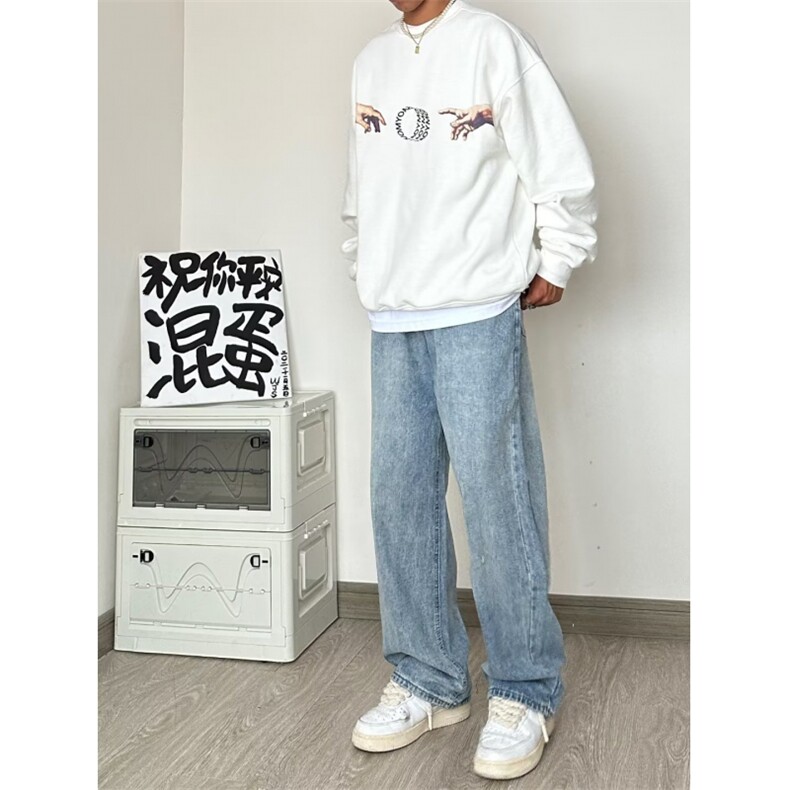 美式牛仔裤男款秋季长裤潮HB11P45,男装牛仔裤,星座1116-2