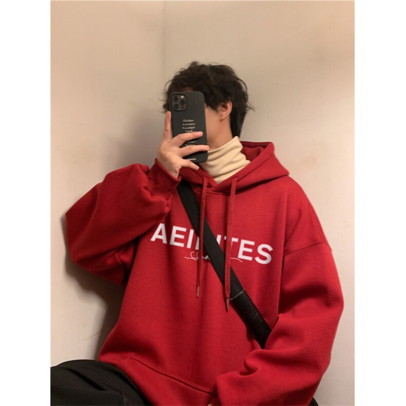 潮流宽松ins休闲男连帽卫衣D325-WY2304-薄款P55厚款P65,男装卫衣,电商D325