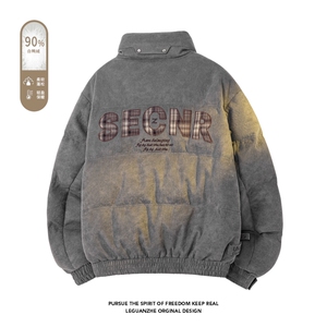 2025 冬季新款 港风白底大码90%白鸭绒羽绒服M-3XL G9918-特P265图片