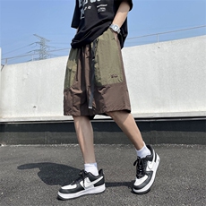 2024夏季新款日系运动工装短裤男宽松直筒五分裤现货K7898-P32，男装牛仔裤，星座512-3