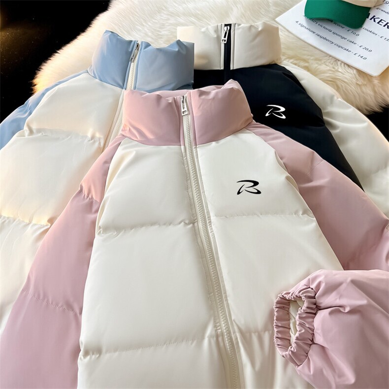 现货抖音得物可供视频三防加厚羽绒拼接棉衣外套面包棉服86628,男装棉衣,电商A486