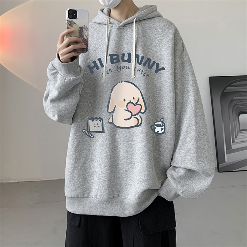 连帽卫衣男大码运动服帽衫外套WY2314-P35加绒款-P40,男装卫衣,电商A040
