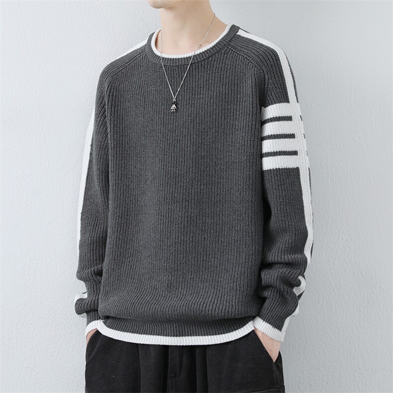 潮牌百搭保暖针织毛线衫MY23-5P75，男装针织衫/毛衣，星座914