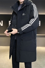 羽绒服男冬款连帽中长款保暖外套标50白鸭绒上衣B317/6127/P275，男装羽绒服，电商B317