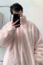 夹棉保暖外套D2660-TP75128日系休闲仿兔毛温柔软糯外套男，男装棉衣，电商A102