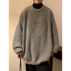 8XL-M特大码毛衣男高品质加厚宽松胖子毛衣针织衫MY1201P58控78，男装针织衫/毛衣，电商D206-1