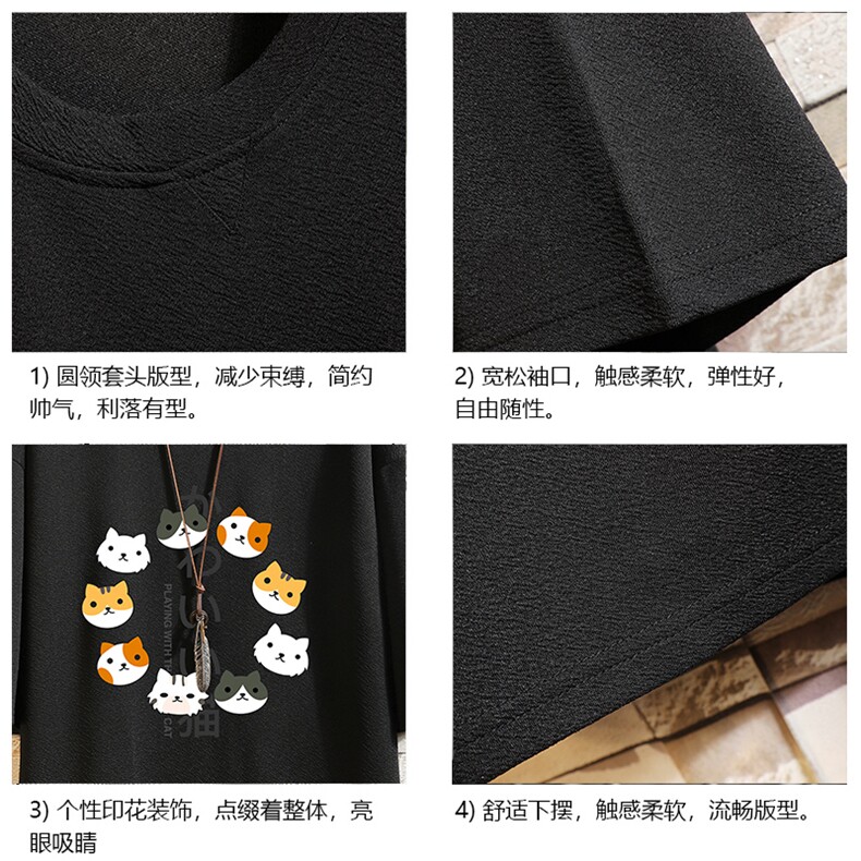 Q11215-P30春夏季七分袖t恤男大码五分袖男短袖中袖砖墙,男装T恤,电商A040A