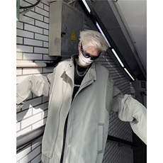 棒球服潮美式复古高街vibe外套男春秋设计感飞行员夹克J8302-p63，男装夹克，星座1008