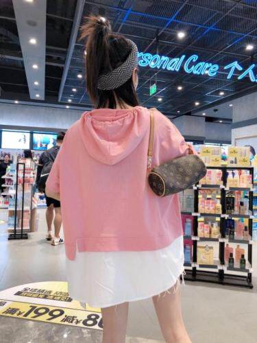 拼接款帽衫，百搭不挑人，女装，一杭