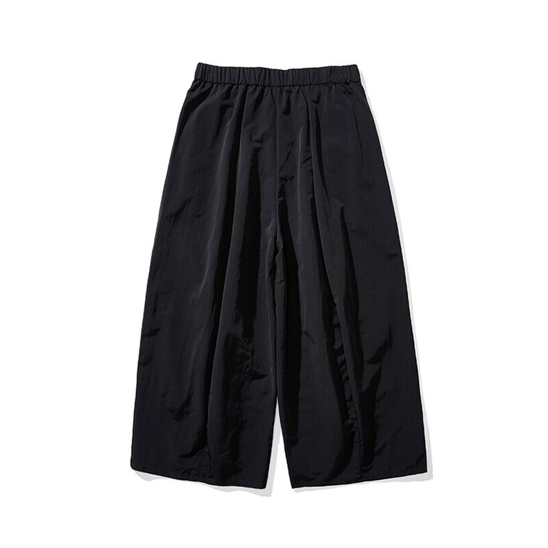 白底平铺夏季大码日系港风山系直筒休闲哈伦阔腿裤男女K281/P55,男装休闲裤,钱塘713