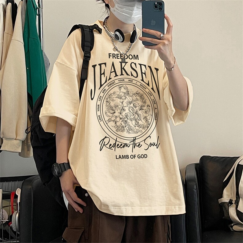 得物直播品质220克纯棉精梳xz605-dcm272-特批20控38,男装T恤,星座605(原A050)