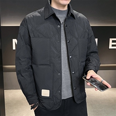 标90白鸭绒店主风冬装菱形格高品质羽绒服外套男X8606-P260，男装羽绒服，电商A413