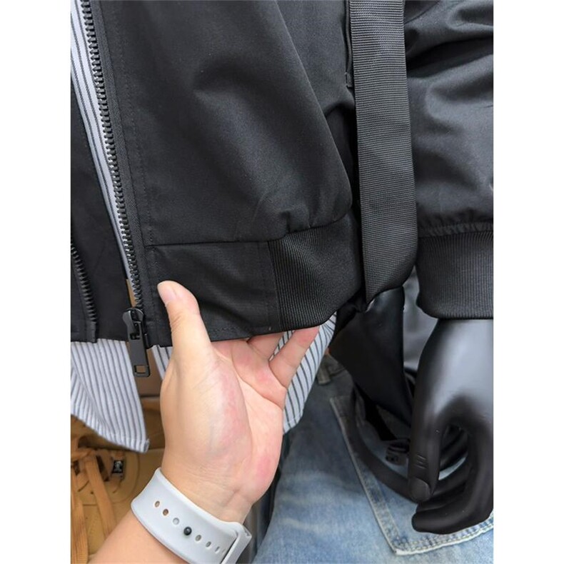 现货秋冬季美拉德立领飞行立领夹克boxy廓形棉衣高街加厚加棉外套,男装夹克,电商A486-1