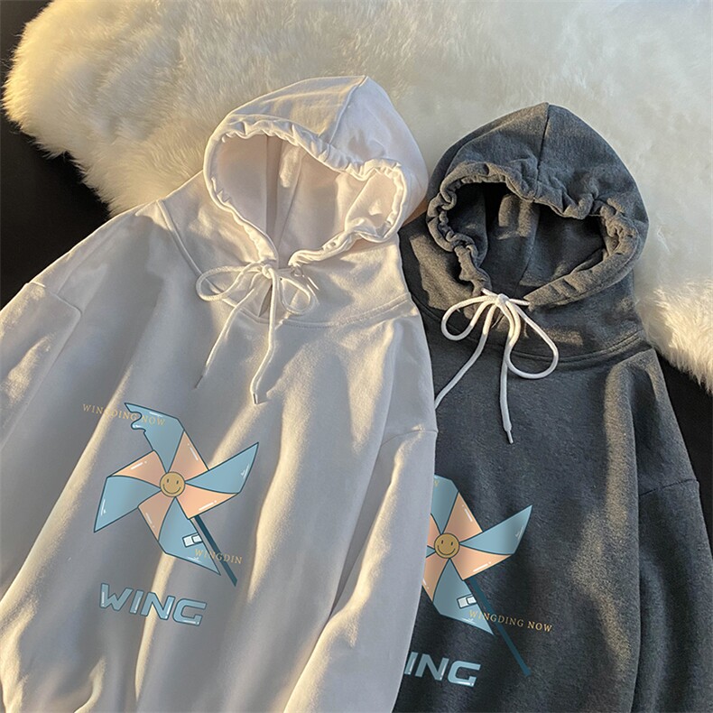 WY2112-P35加绒款-P40纯棉连帽卫衣男大码运动帽衫宽松薄外套男,男装卫衣,电商A040