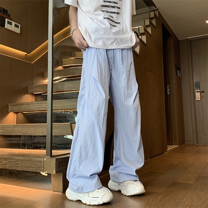 直筒长裤潮时尚潮牌青春流行百搭运动裤宽松型休闲裤图片