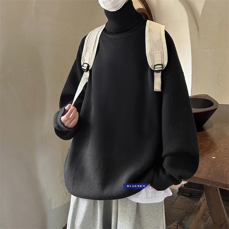 控68高领毛衣男士大码内搭毛线衣男GM45202-P45加绒款-P65,男装针织衫/毛衣,电商A040