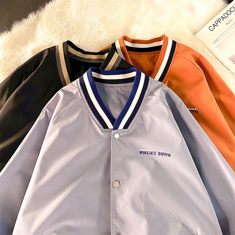 新款上市潮牌男女春季上衣宽松休闲夹克外套CYJK2126-P45,男装夹克,电商A128