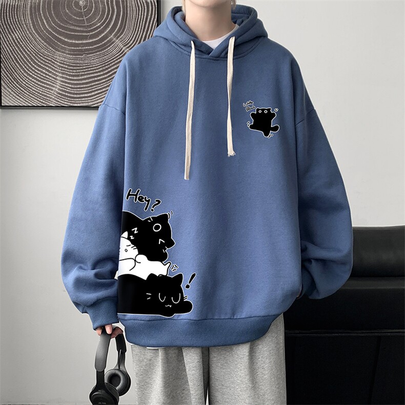 连帽卫衣男大码胖子帽衫大号运动服WY2462-P35,男装卫衣,电商A040