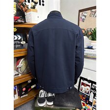 26春装高品质老钱风立领夹克外套男女美式潮牌拉链工装风宽松上衣，男装夹克，电商A486