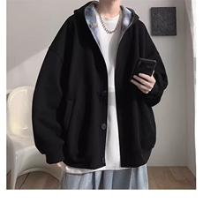 连帽卫衣穿搭外套男春秋潮流宽松青少年男JK08298-P48，女装短外套，星座308B-2