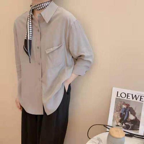 带围脖衬衣，女装，青迈国际