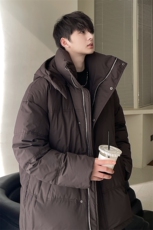 羽绒服男冬季新款港风宽松连帽加厚外套上衣YR922-P155，男装羽绒服，星座214-3