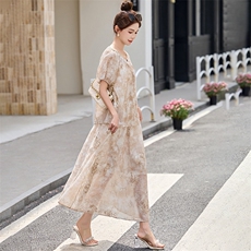 高级感时尚套装裙女2025初夏穿搭洋气显瘦气质减龄两件套半身裙女，女装套装/套裙，欣贝拉