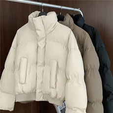 美式冬季复古短款棉服男潮高级感设计感加厚外套情侣D374P128，男装棉衣，电商A335-1（原A458）