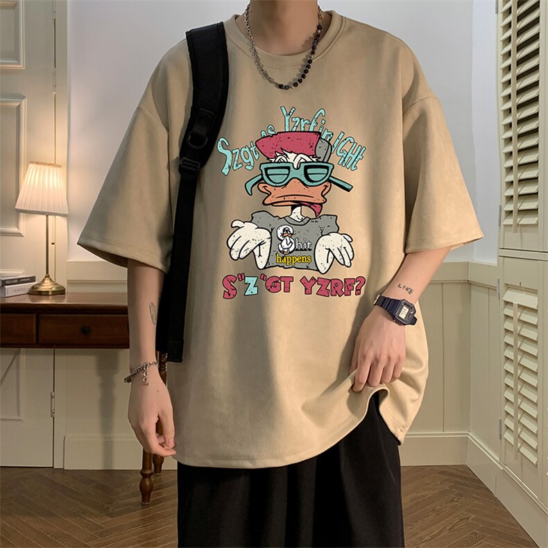 麂皮绒短袖t恤男大码半袖男酒店风JD82380-P25,男装T恤,电商A040