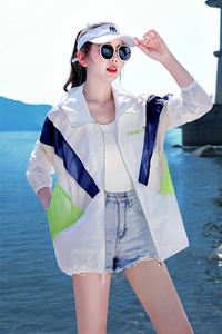 防晒衣女夏2022年新款女款夏季薄款外套户外透气百搭防晒服衫图片